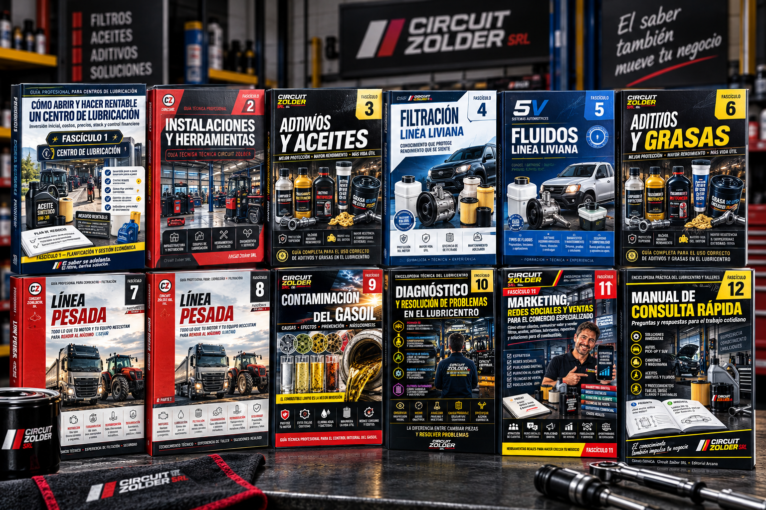 Enciclopedia Práctica para Lubricentros y Talleres — Circuit Zolder / Editorial Arcana